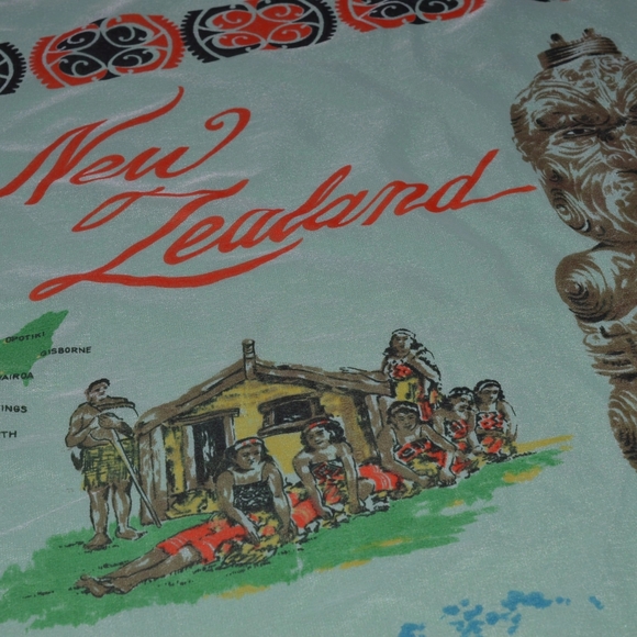 Vintage Scarf New Zealand Designer DANDY 1960s - Picture 9 of 11